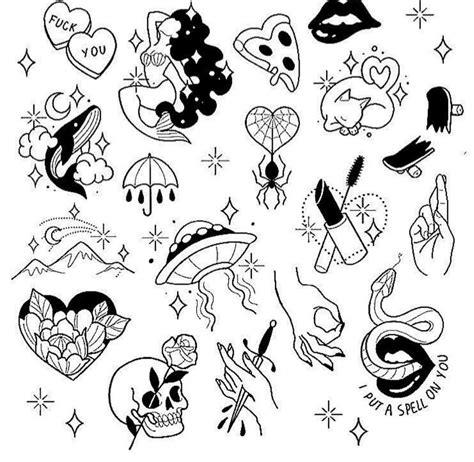 cute flash tattoos|small flash tattoo designs.